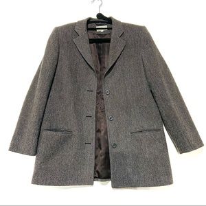 Vintage LL Bean wool blend jacket blazer sz 8 VTG